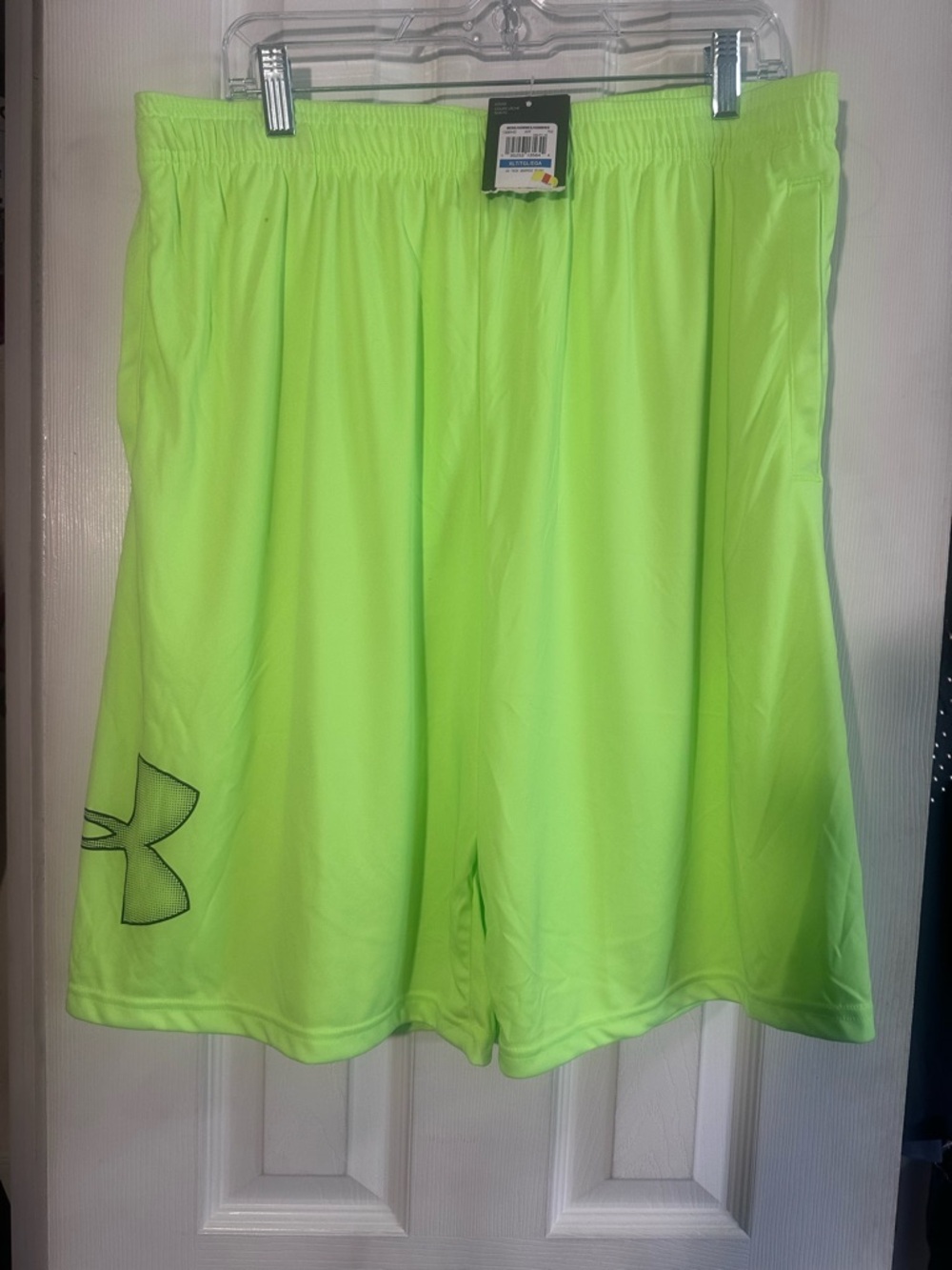 Under Armour Neon Yellow-Green Performance Shorts